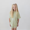 Pistachio Toddler Biker Shorts - Monkeeroos