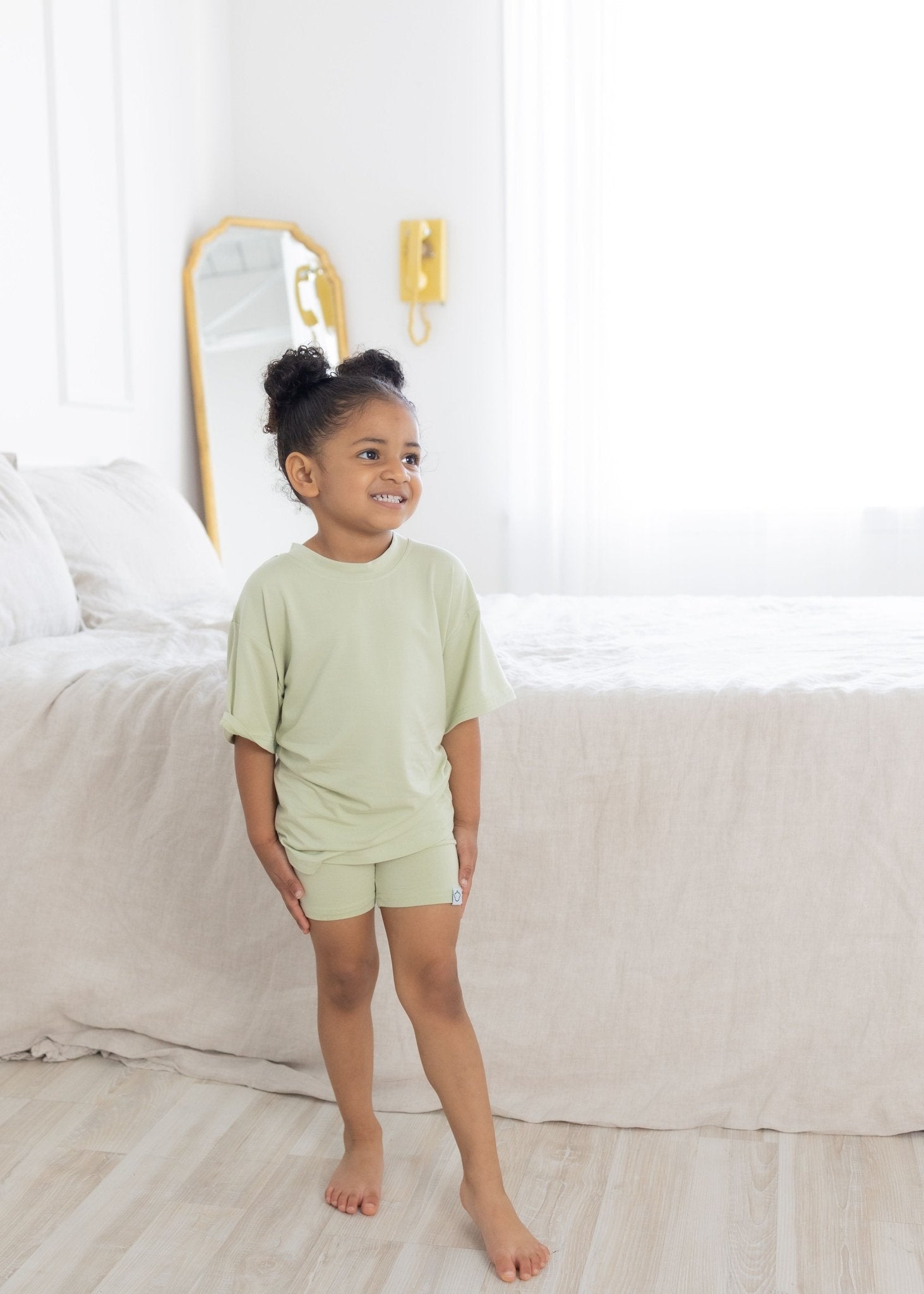 Pistachio Toddler Oversized Short Sleeve T-shirt - Monkeeroos