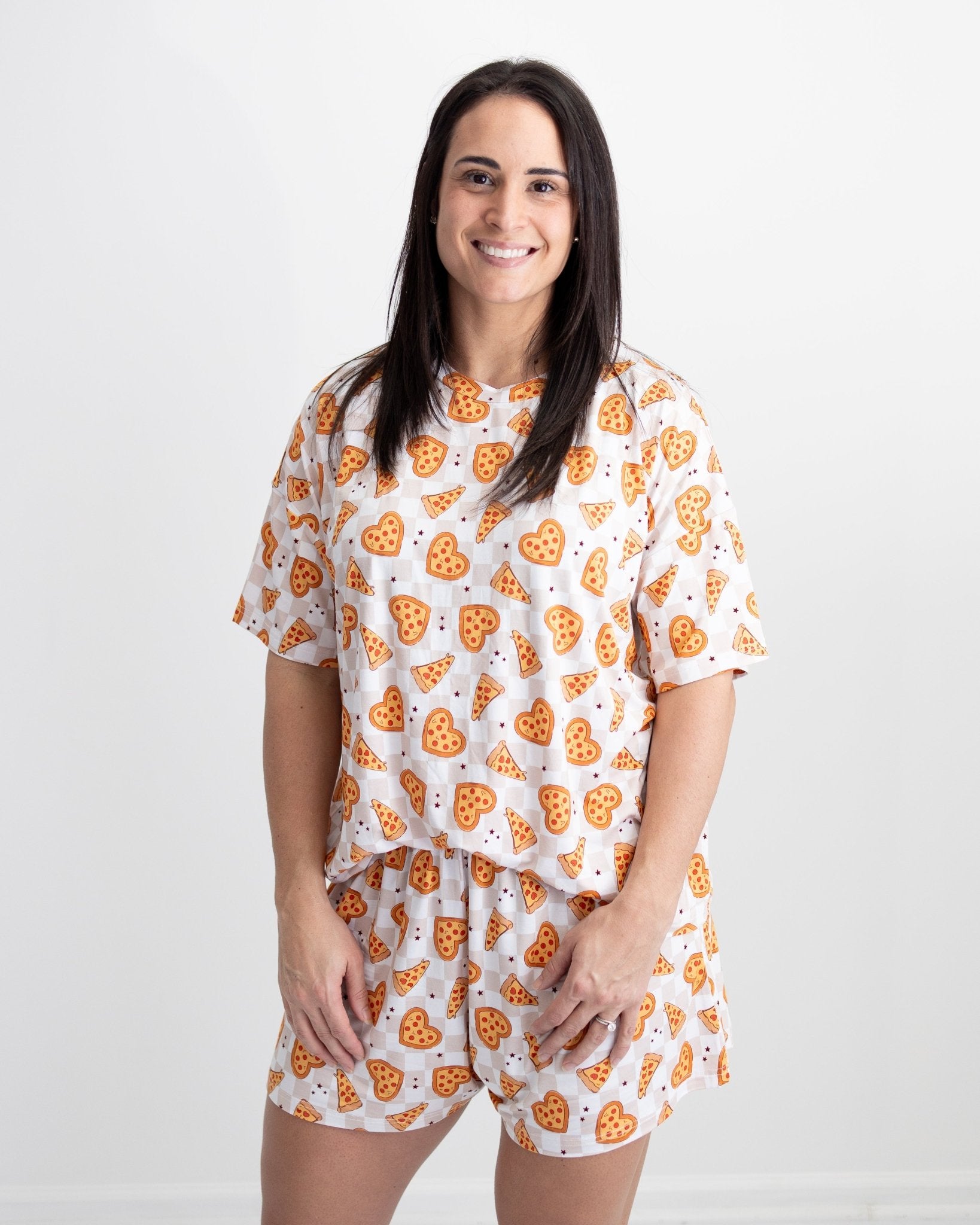 Pizza my Heart Weekender Shorts Set - Monkeeroos