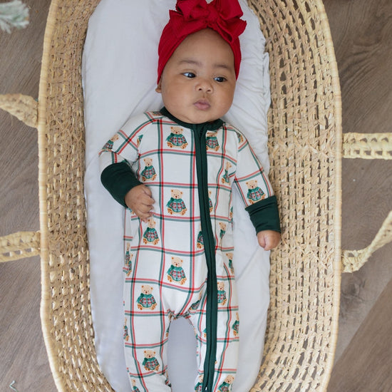 Preemie Vintage Teddy Romper - Monkeeroos