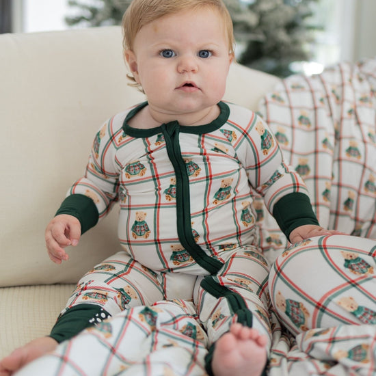 Preemie Vintage Teddy Romper - Monkeeroos