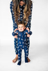 PREORDER Duke University® Navy Gothic Romper - Monkeeroos