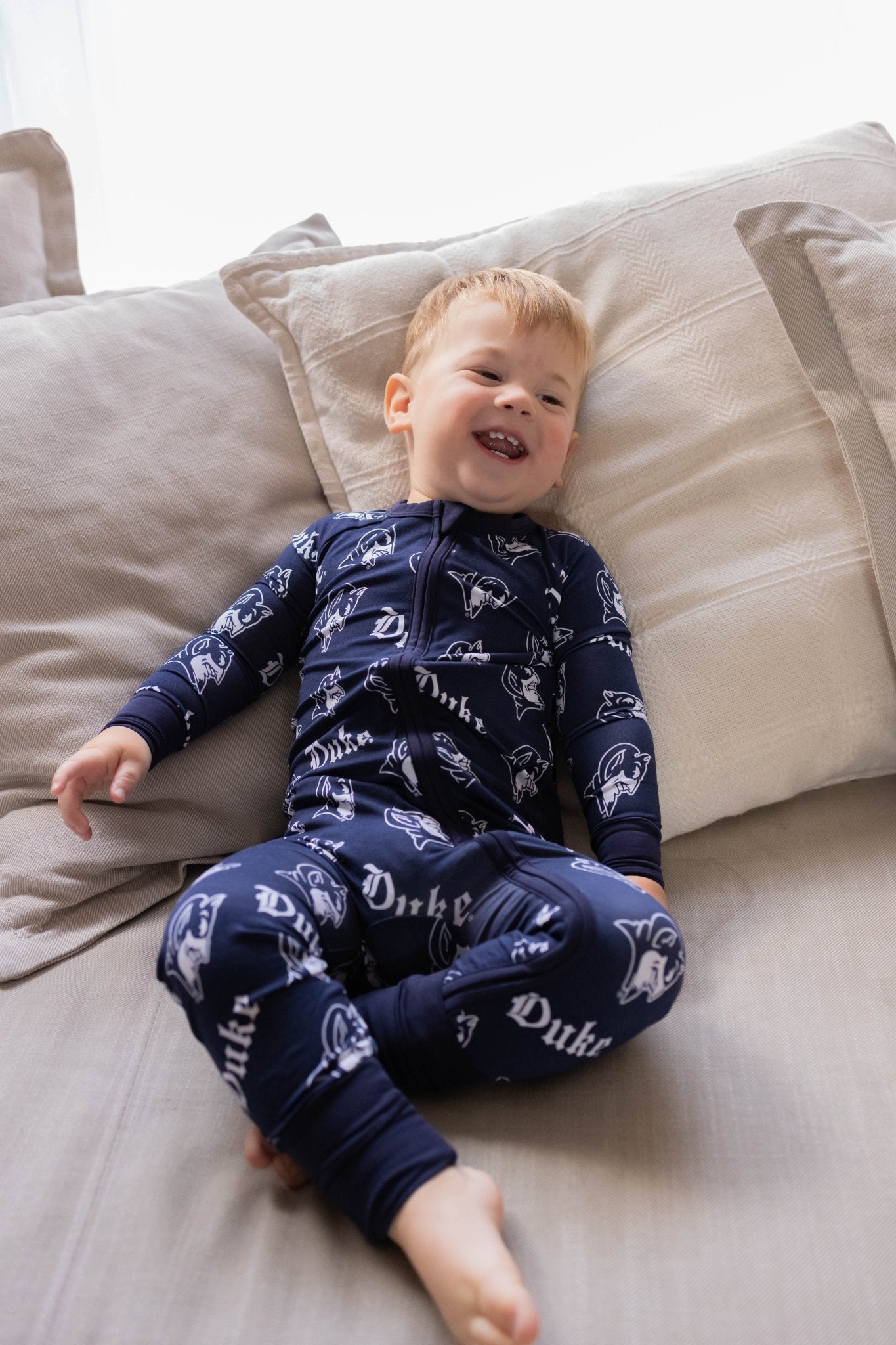 PREORDER Duke University® Navy Gothic Romper - Monkeeroos