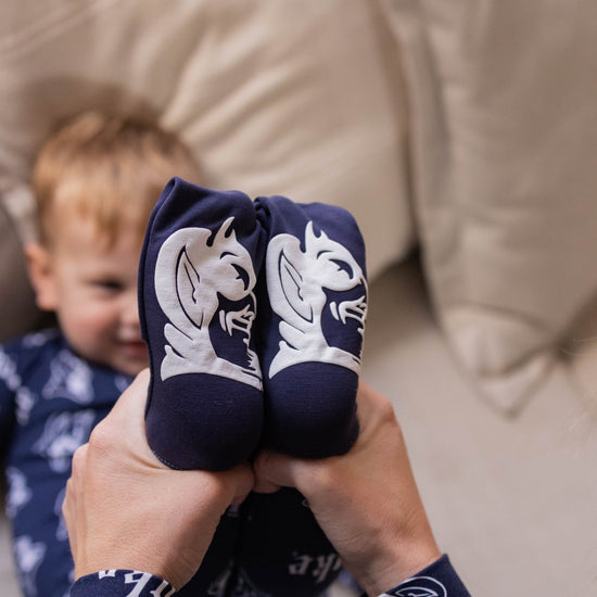 PREORDER Duke University® Navy Gothic Romper - Monkeeroos