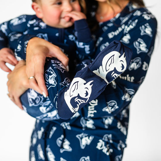 PREORDER Duke University® Navy Gothic Romper - Monkeeroos