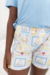 Silly Goose Blue Youth Girls Shorts Set