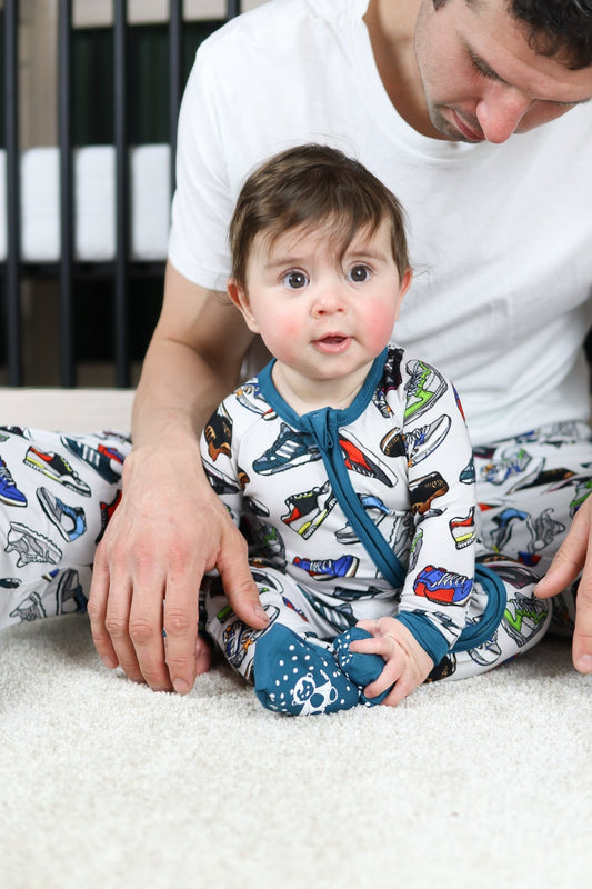 Sneakerheads Romper - Monkeeroos