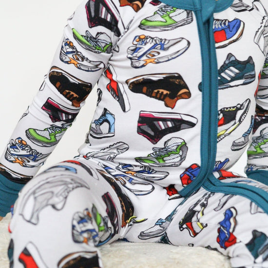Sneakerheads Romper - Monkeeroos