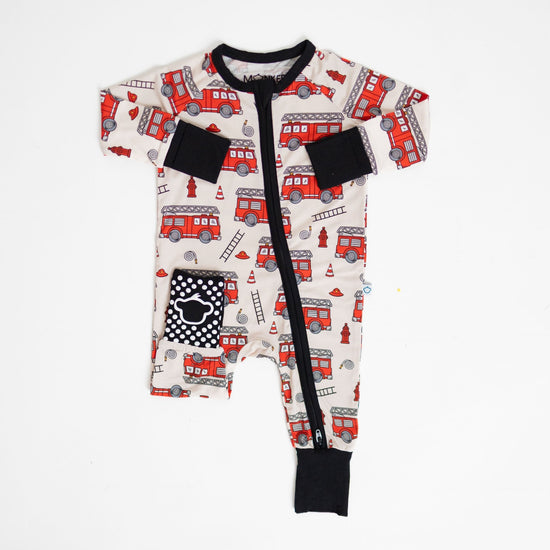 Station 14 Romper - Monkeeroos