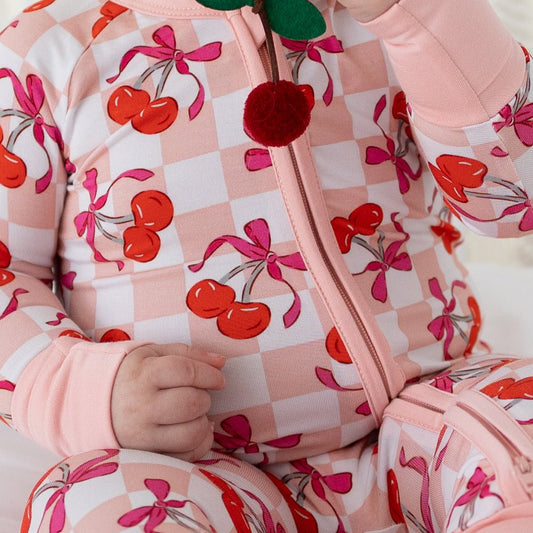 Sweet Cherry Love Romper - Monkeeroos