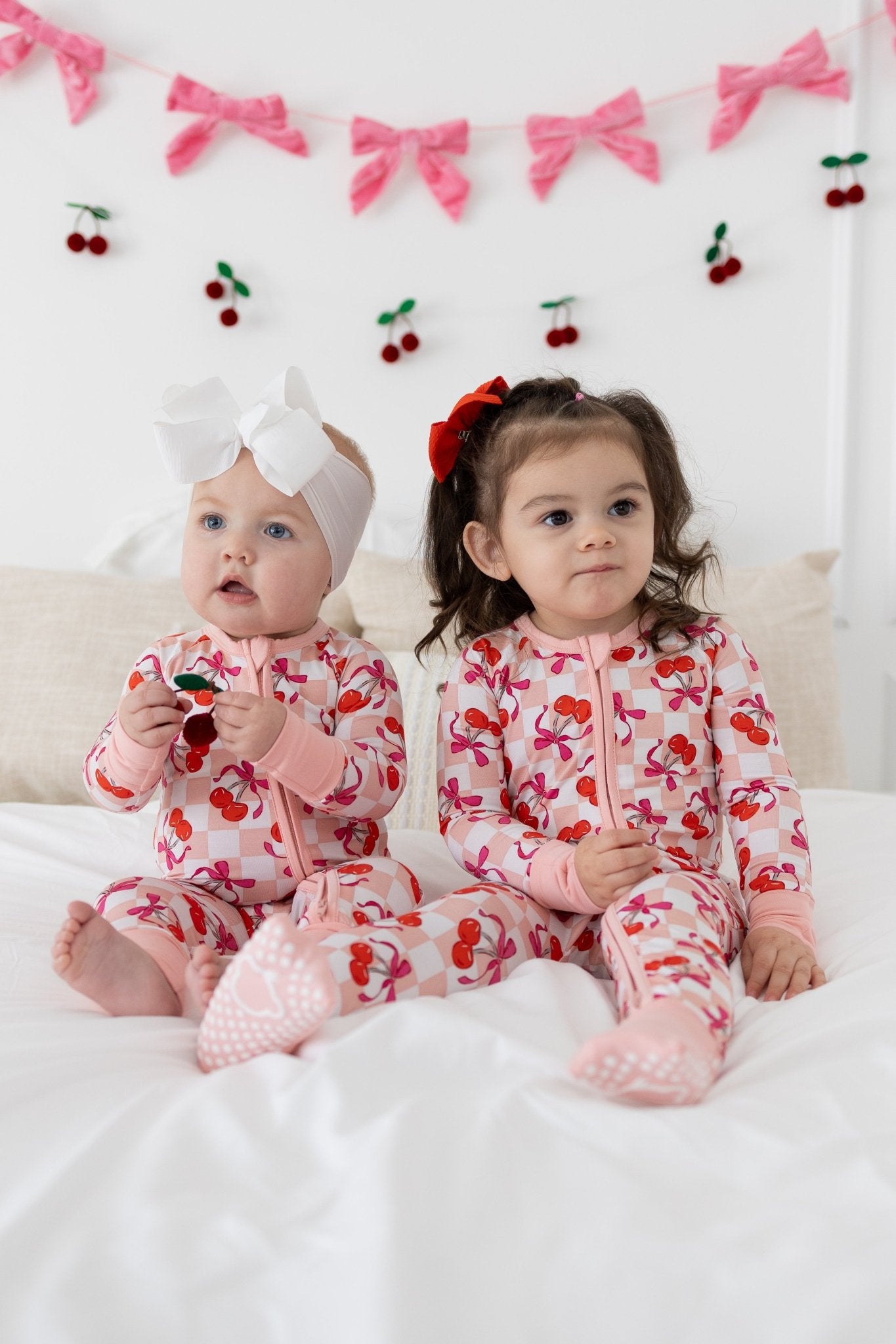 Sweet Cherry Love Romper - Monkeeroos