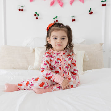Sweet Cherry Love Romper - Monkeeroos