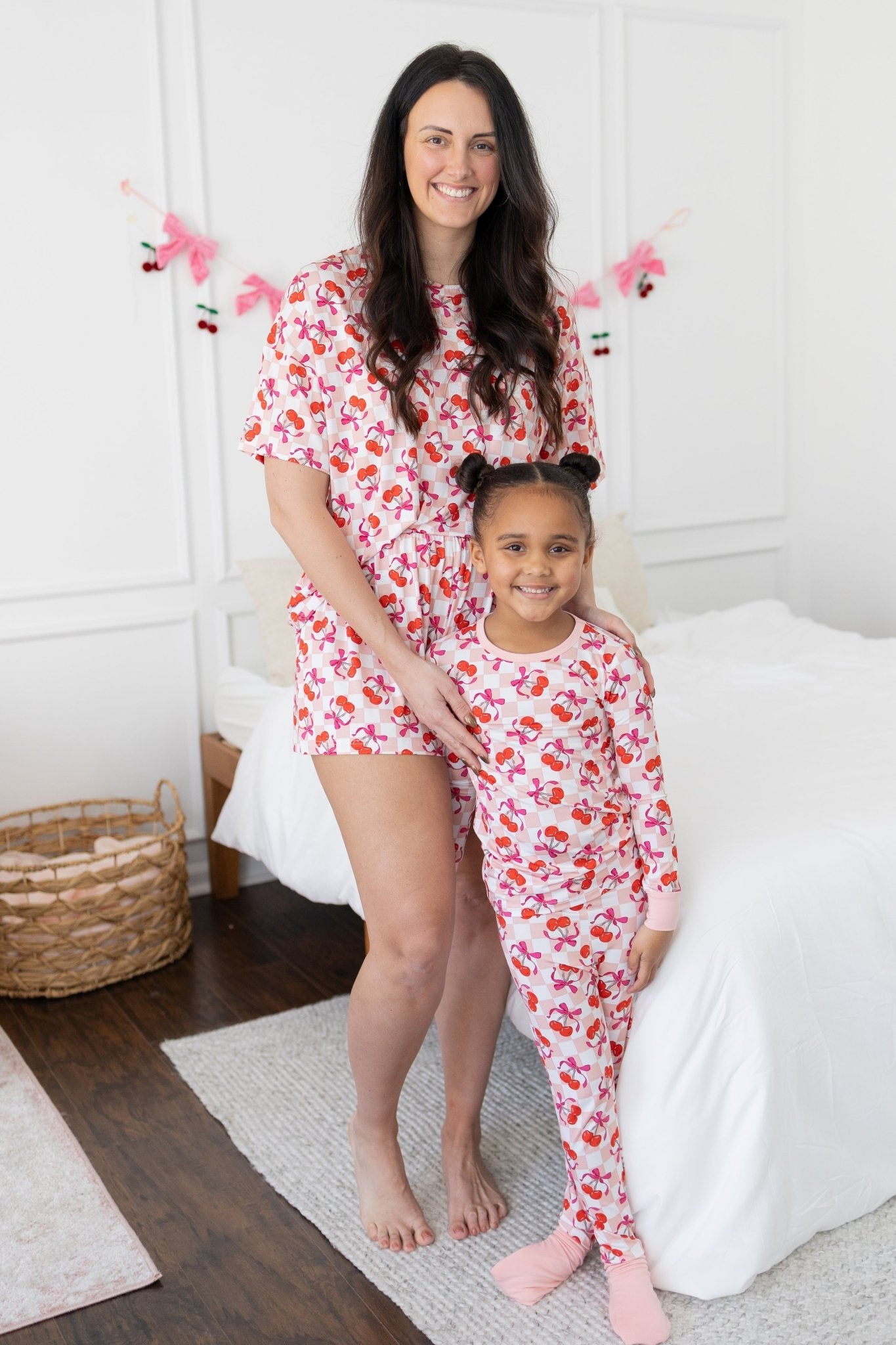 Sweet Cherry Love Weekender Shorts Set - Monkeeroos