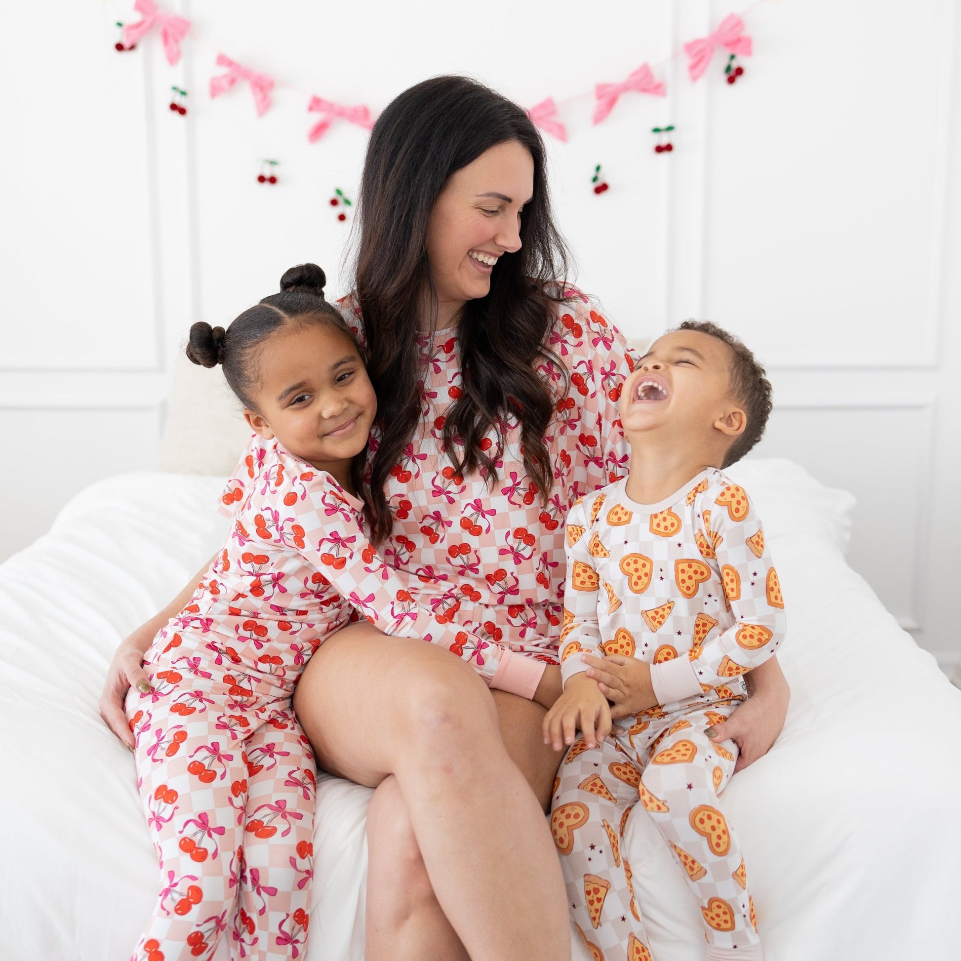 Sweet Cherry Love Weekender Shorts Set - Monkeeroos