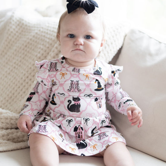 Sweet Salem Bodysuit Twirl Dress - Monkeeroos