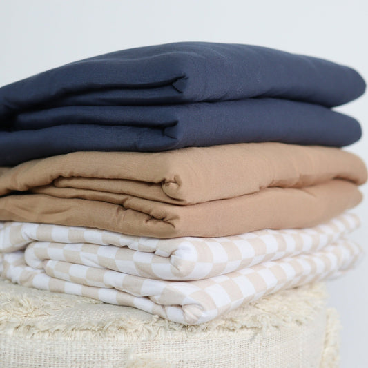 Tan Quilted Blankets - Monkeeroos