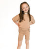 Tan Toddler Biker Shorts - Monkeeroos