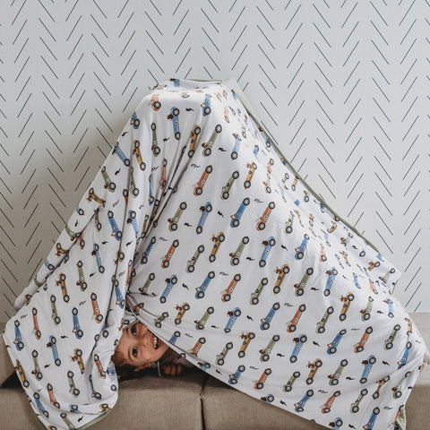 Animal Race Quilted Blanket