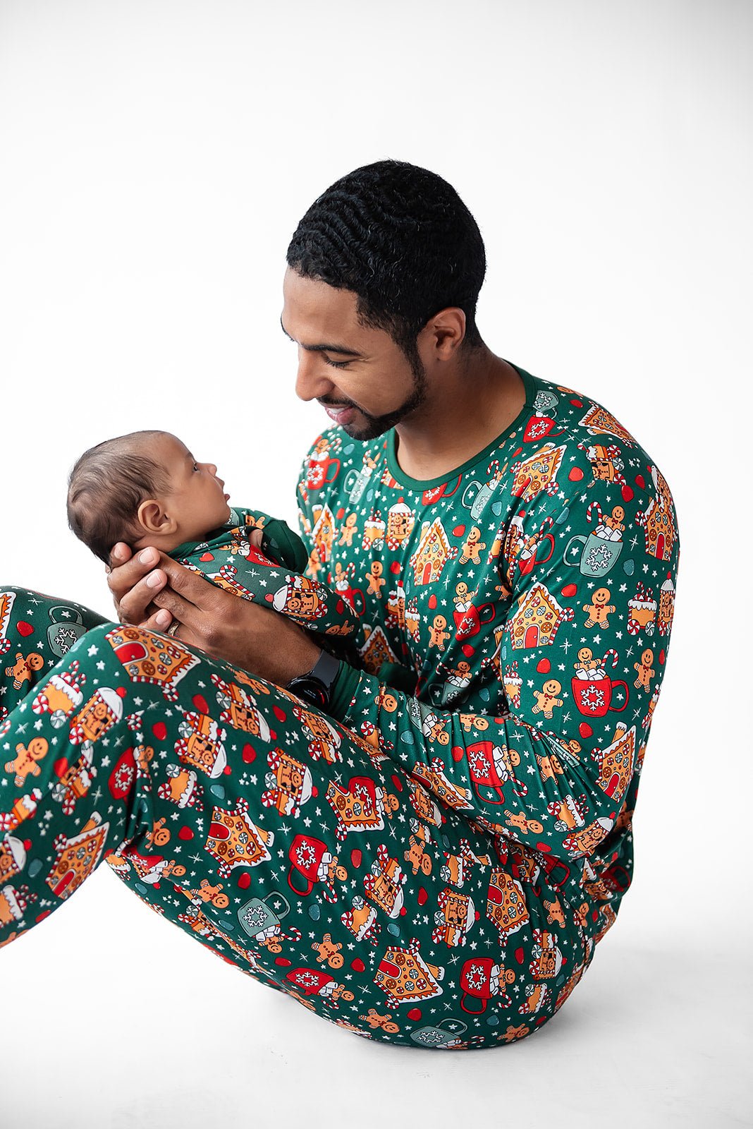 Unisex Jolly Gingerbread Long Sleeve Shirt - Monkeeroos