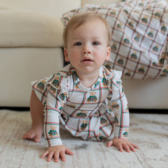 Vintage Teddy Bodysuit Twirl Dress - Monkeeroos