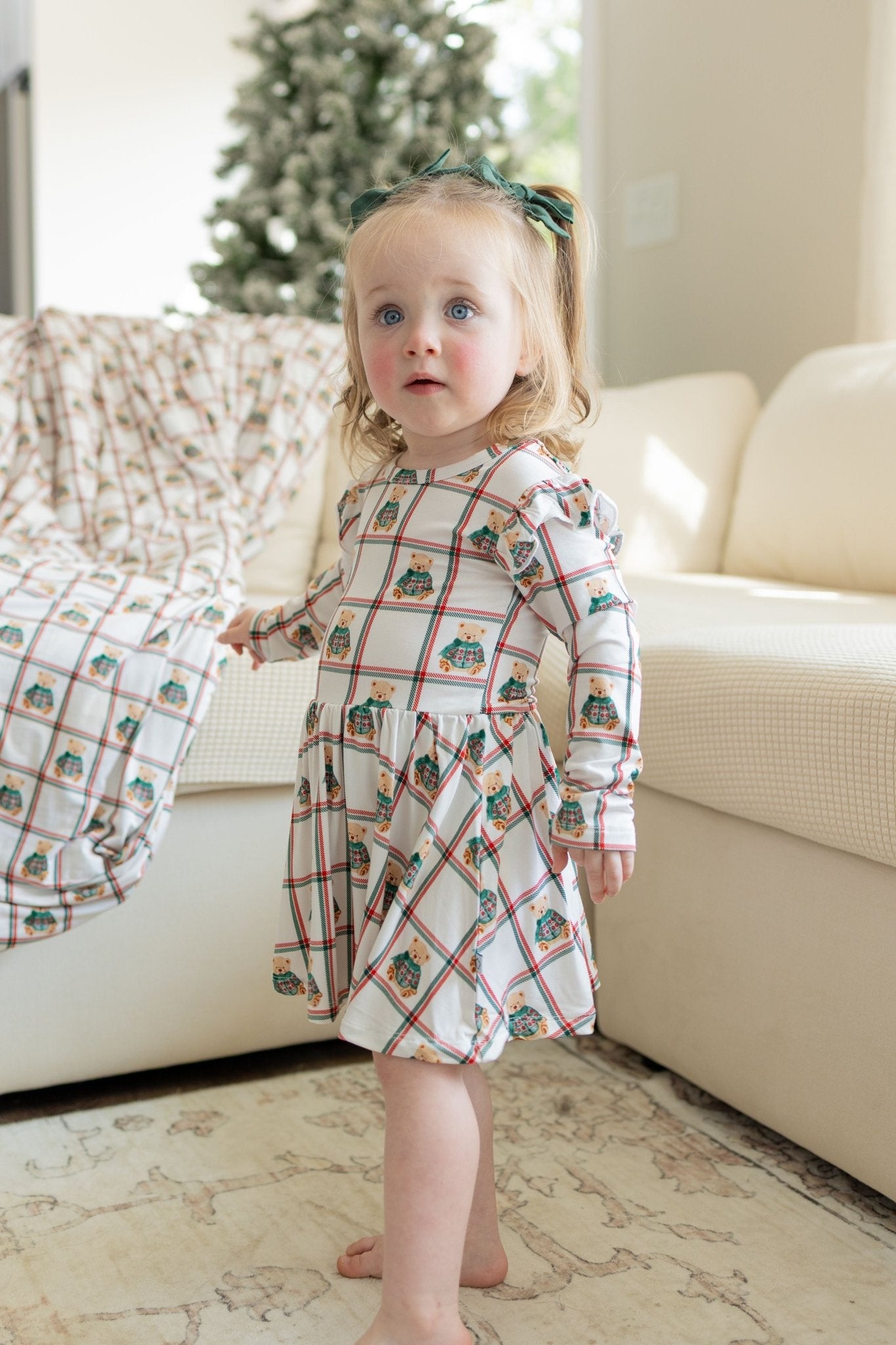 Vintage Teddy Bodysuit Twirl Dress - Monkeeroos
