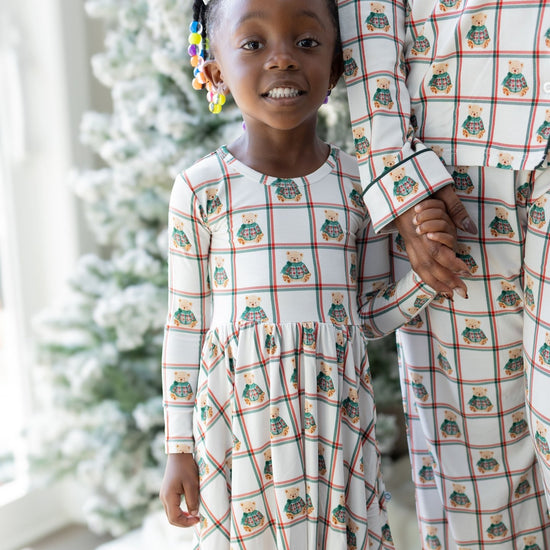 Vintage Teddy Twirl Dress - Monkeeroos