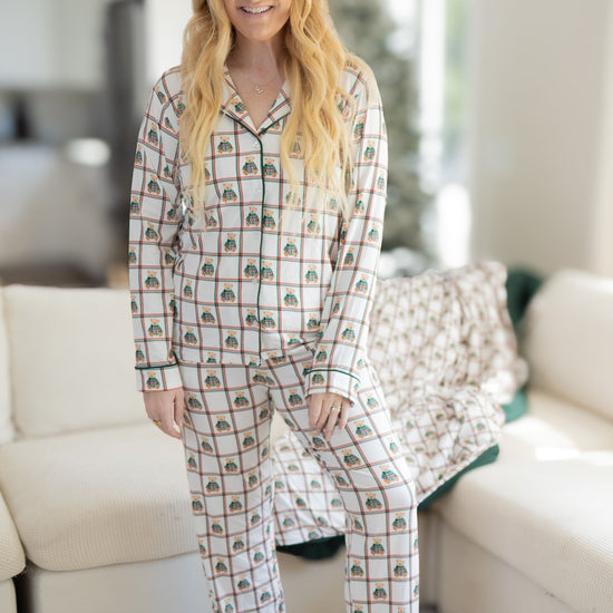Vintage Teddy Unisex Adult Button Down Set - Monkeeroos