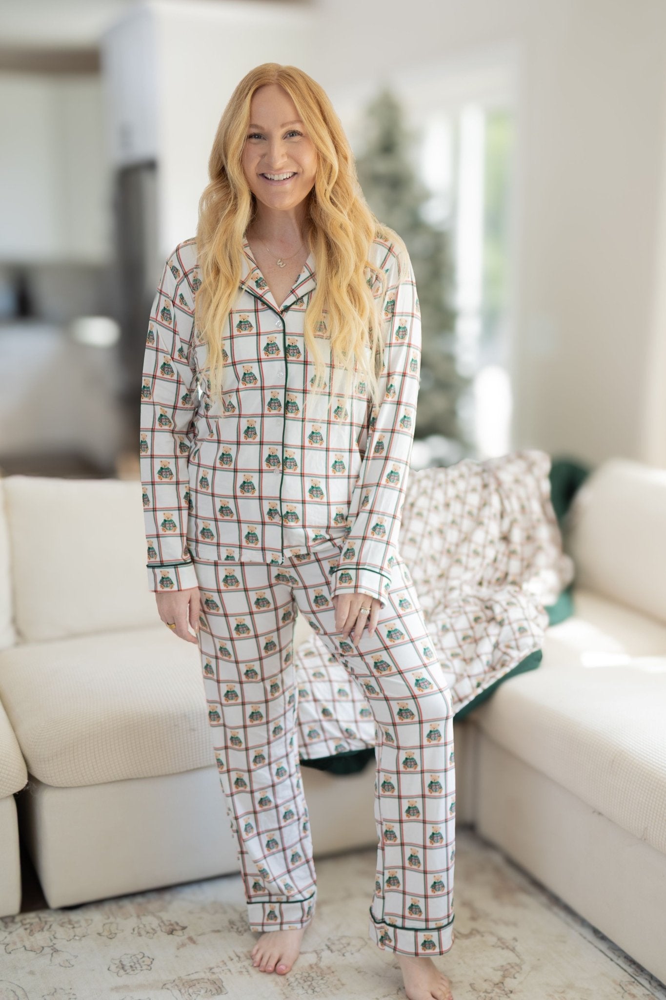Vintage Teddy Unisex Adult Button Down Set - Monkeeroos