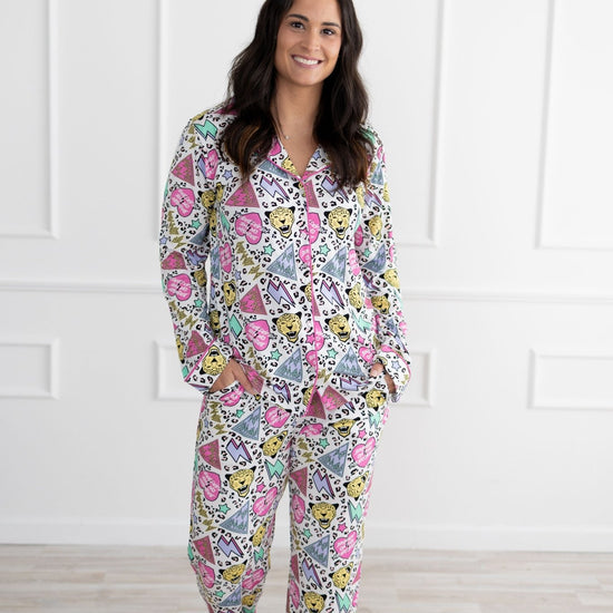 XS Sugar On Me Women's Button Down Set - Monkeeroos
