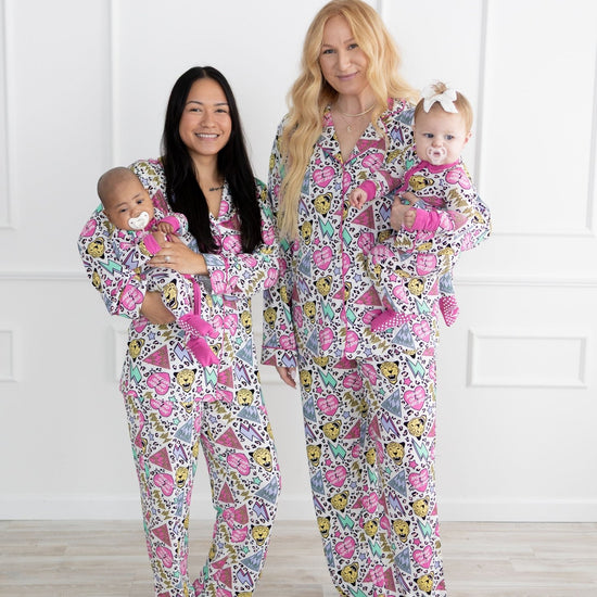 XS Sugar On Me Women's Button Down Set - Monkeeroos
